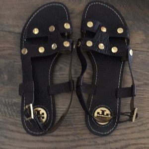 Brown Tory Burch sandals size 8 worn once